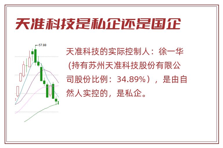 天准科技是私企还是国企