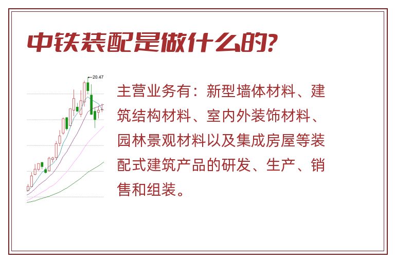 中铁装配是做什么的？