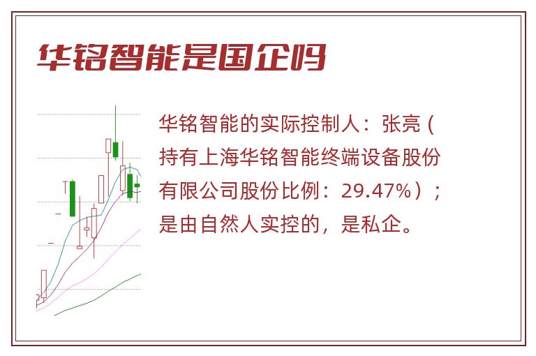 华铭智能是国企吗