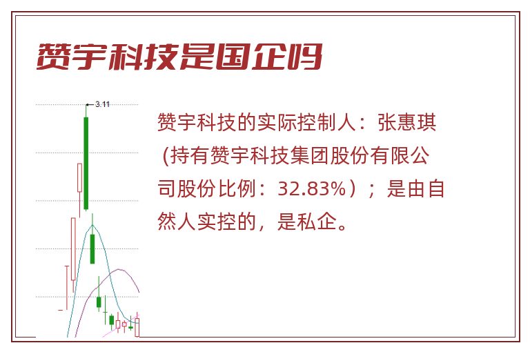 赞宇科技是国企吗