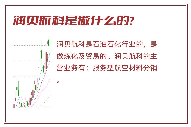 润贝航科是做什么的?