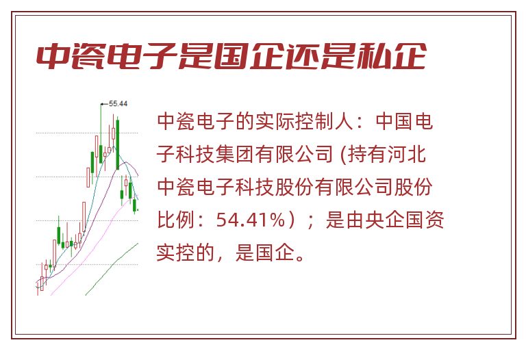 中瓷电子是国企还是私企