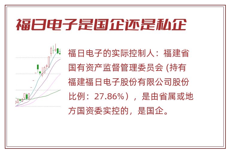 福日电子是国企还是私企