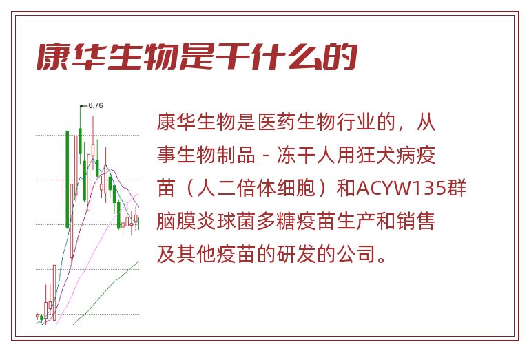 康华生物是干什么的