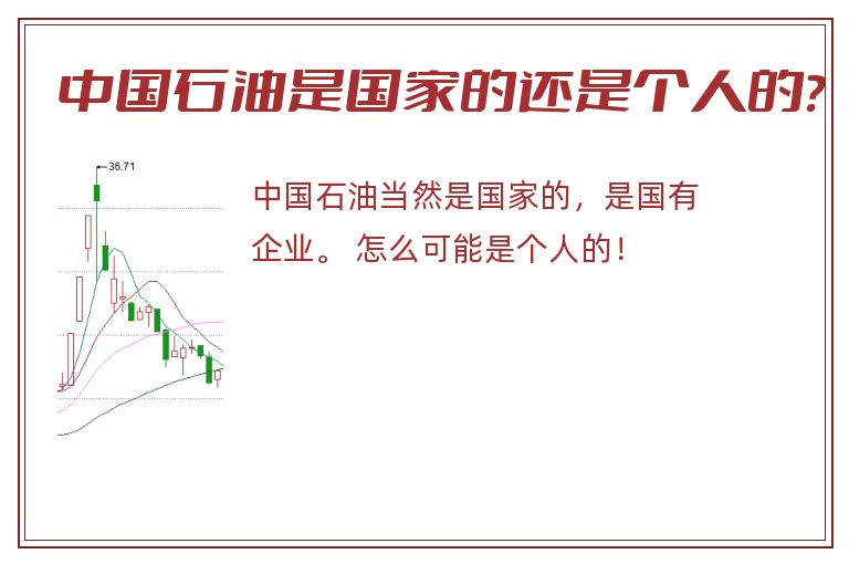 中国石油是国家的还是个人的?