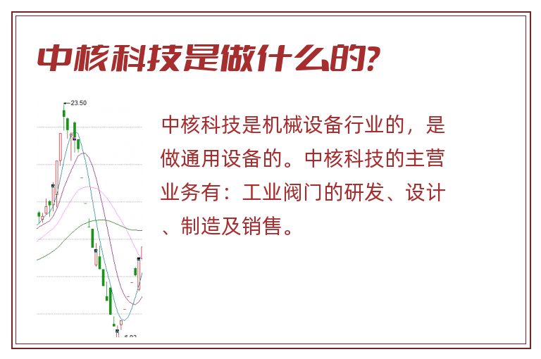 中核科技是做什么的？