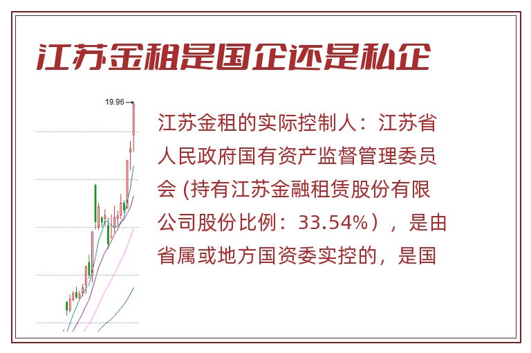 江苏金租是国企还是私企