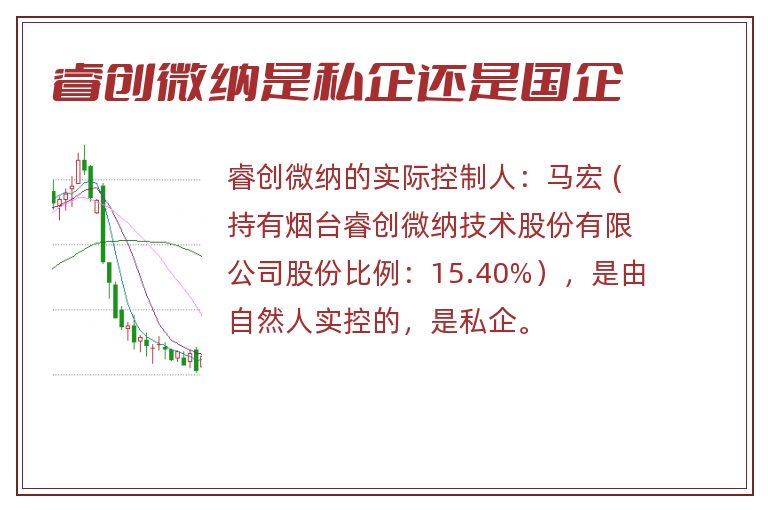 睿创微纳是私企还是国企