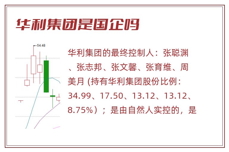 华利集团是国企吗