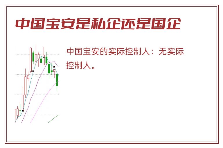 中国宝安是私企还是国企