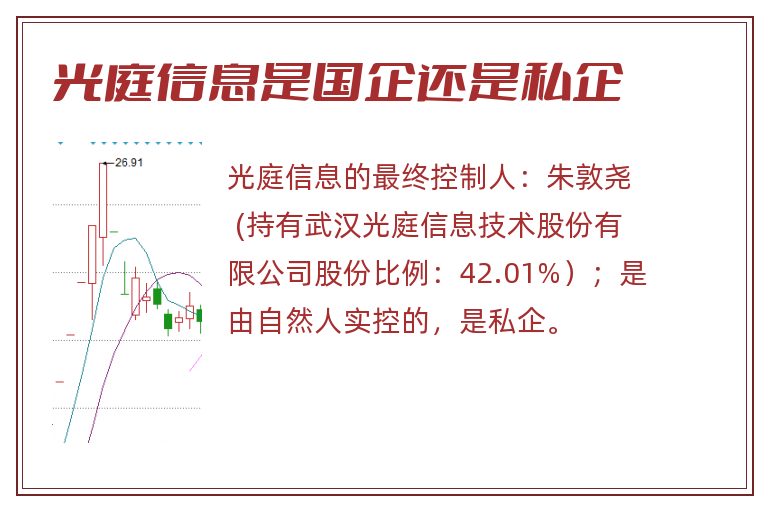 光庭信息是国企还是私企