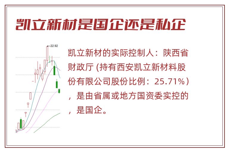 凯立新材是国企还是私企