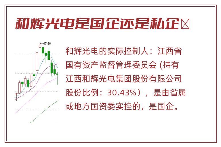 和辉光电是国企还是私企	