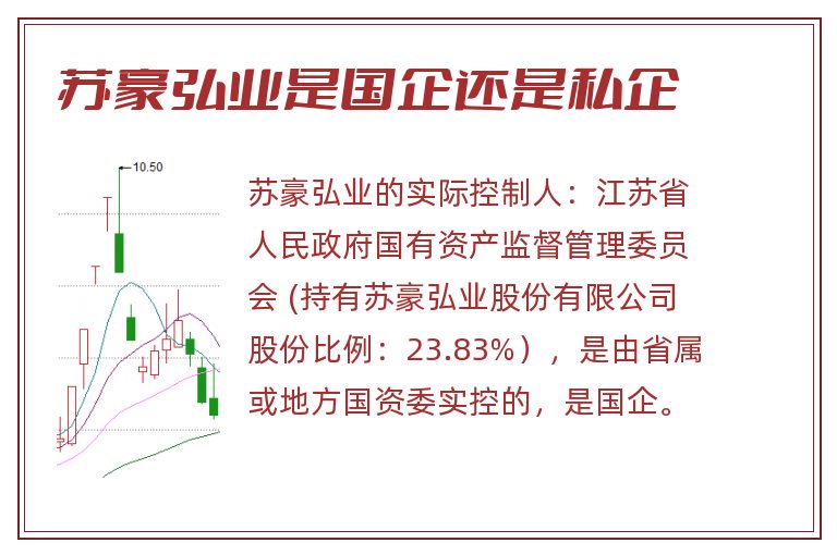 苏豪弘业是国企还是私企