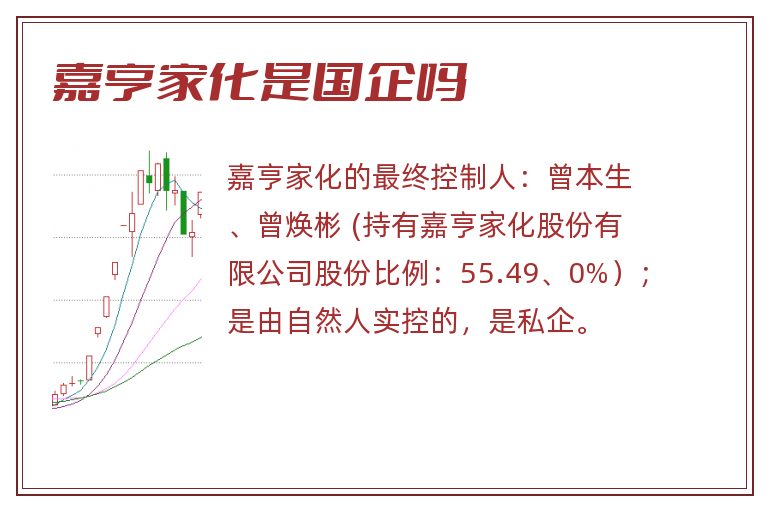 嘉亨家化是国企吗