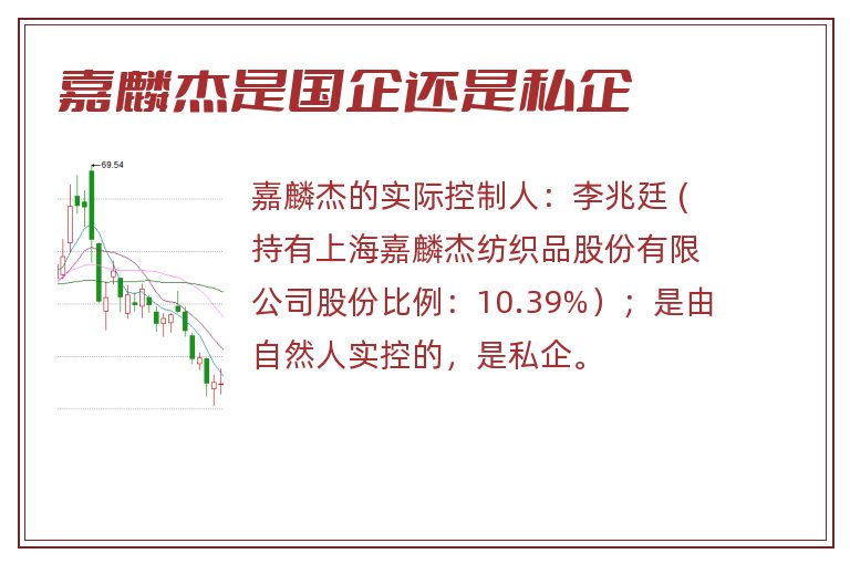 嘉麟杰是国企还是私企