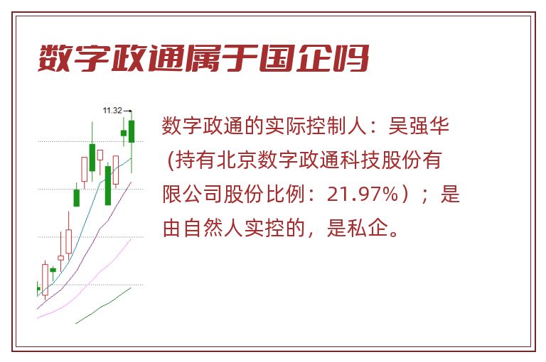 数字政通属于国企吗