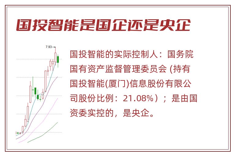 国投智能是国企还是央企