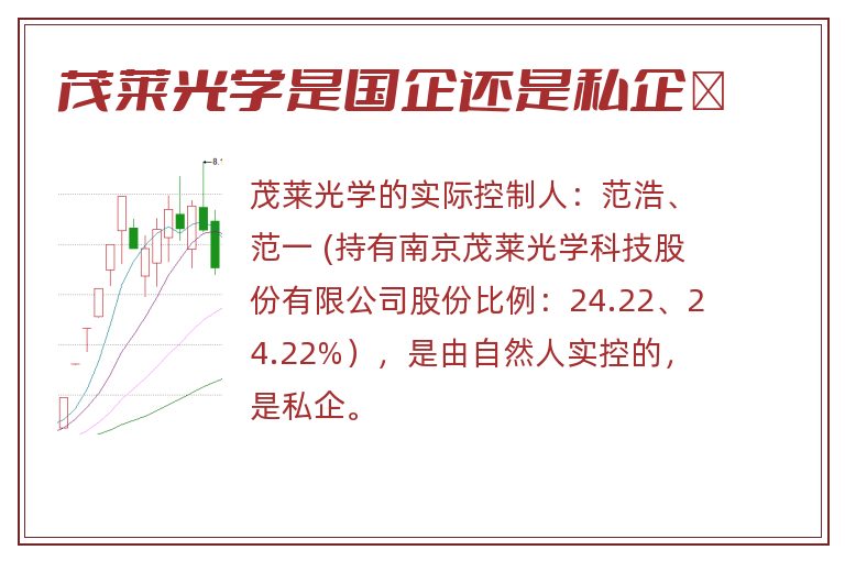 茂莱光学是国企还是私企	