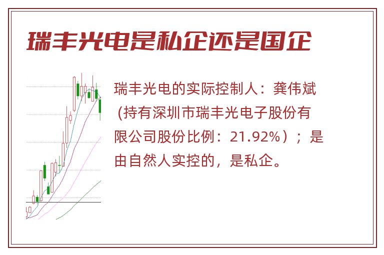 瑞丰光电是私企还是国企
