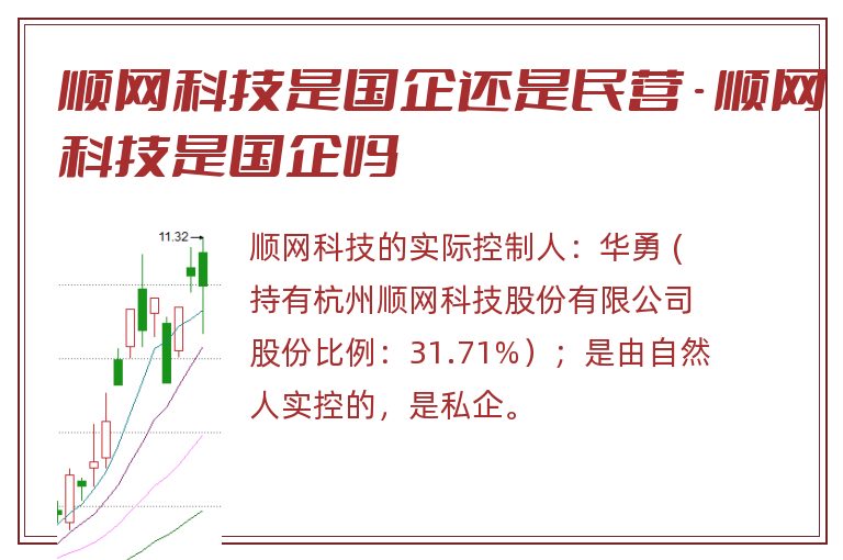 顺网科技是国企还是民营 - 顺网科技是国企吗