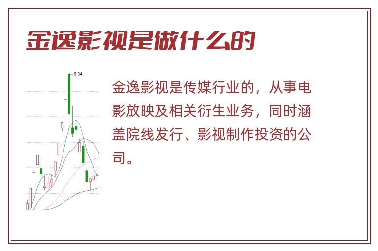 金逸影视是做什么的