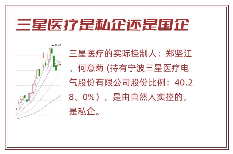 三星医疗是私企还是国企