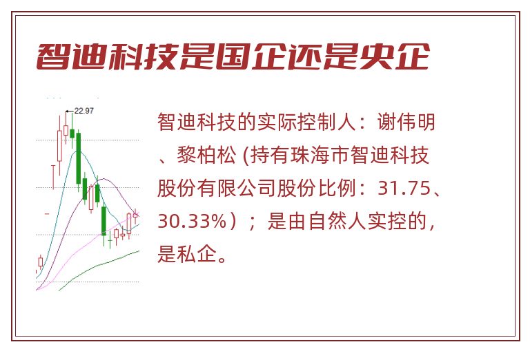 智迪科技是国企还是央企