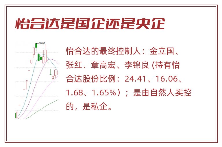 怡合达是国企还是央企