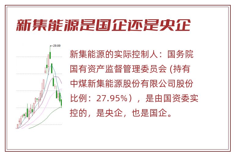 新集能源是国企还是央企