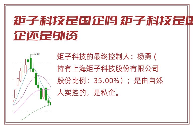 矩子科技是国企吗 矩子科技是国企还是外资