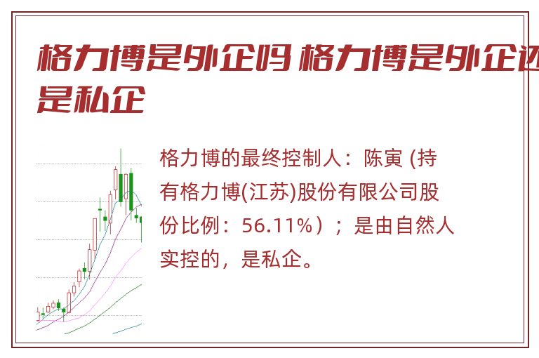 格力博是外企吗 格力博是外企还是私企