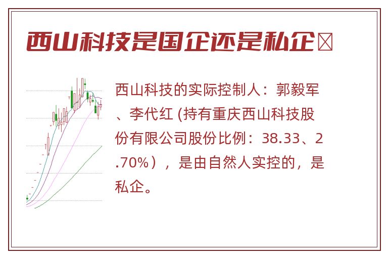 西山科技是国企还是私企	