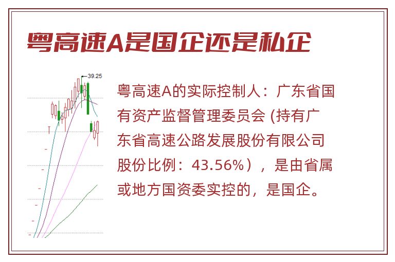 粤高速A是国企还是私企