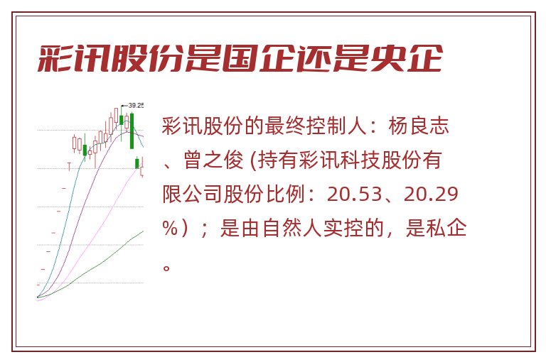 彩讯股份是国企还是央企