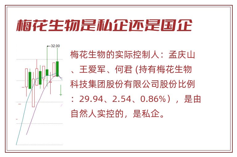 梅花生物是私企还是国企