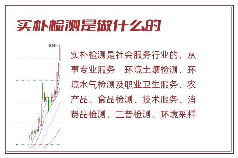 实朴检测是做什么的