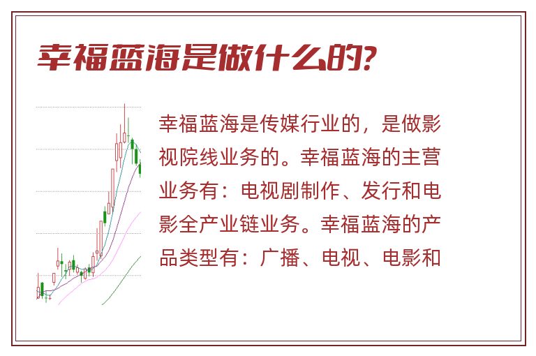 幸福蓝海是做什么的？