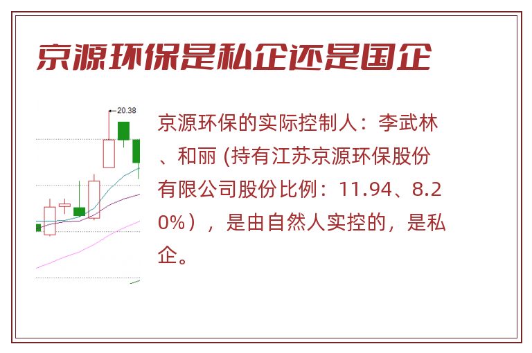 京源环保是私企还是国企