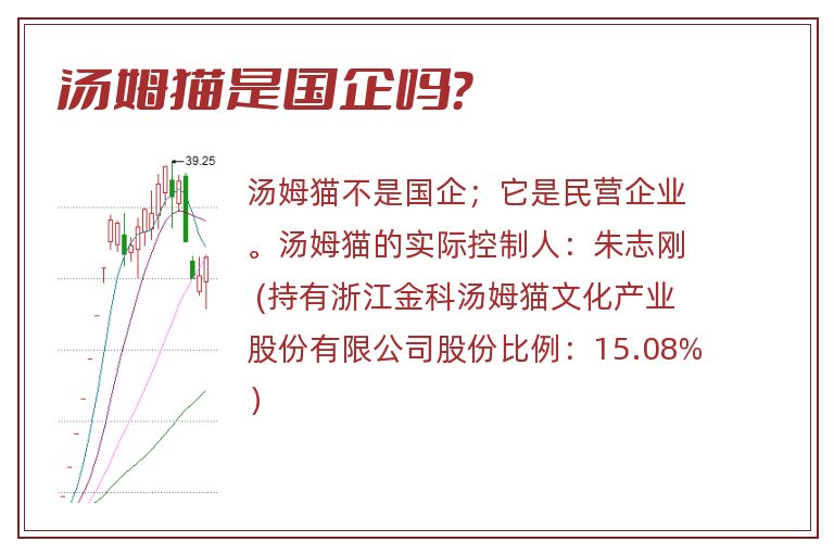 汤姆猫是国企吗？