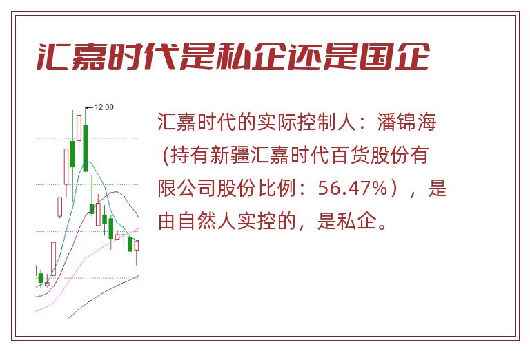 汇嘉时代是私企还是国企