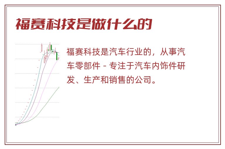 福赛科技是做什么的