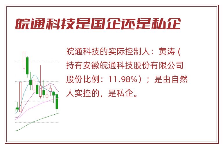 皖通科技是国企还是私企