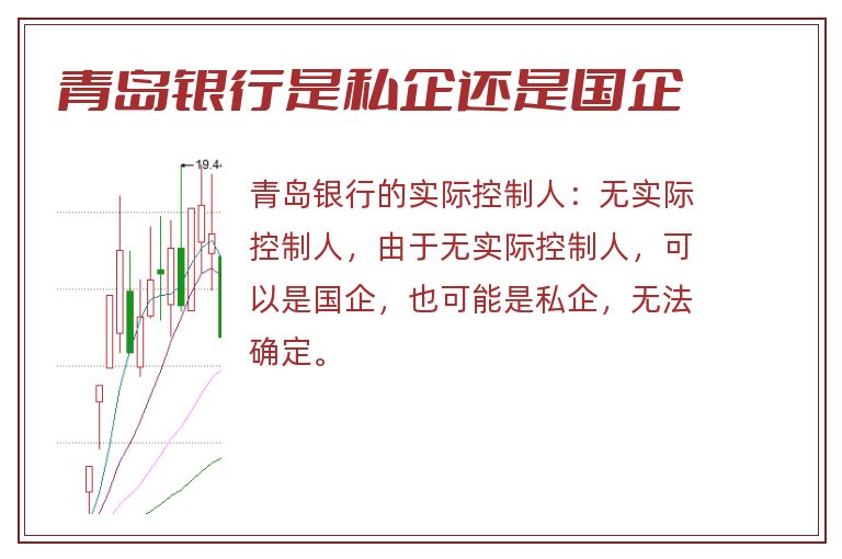 青岛银行是私企还是国企