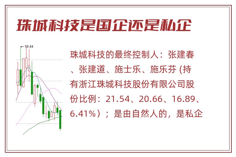 珠城科技是国企还是私企