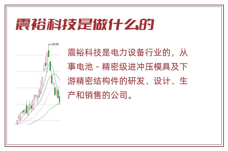 震裕科技是做什么的