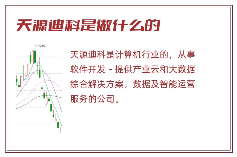 天源迪科是做什么的