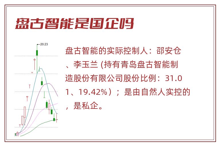 盘古智能是国企吗