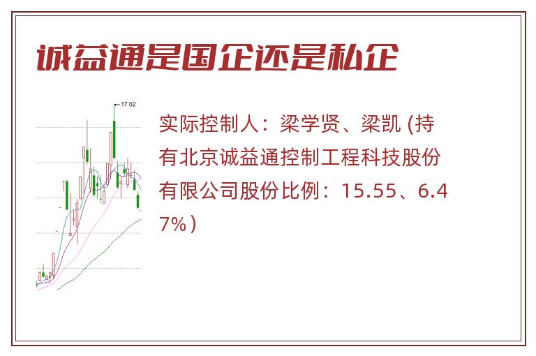 诚益通是国企还是私企