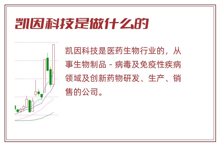 凯因科技是做什么的